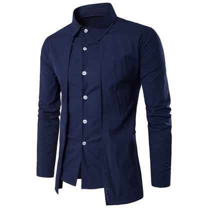 New Arrival Lapel Neck Buttons Down Top Men's Formal Dress Shirts Tuxedo Shirts Bridegroom Wedding Shirts For Men Stage Costume