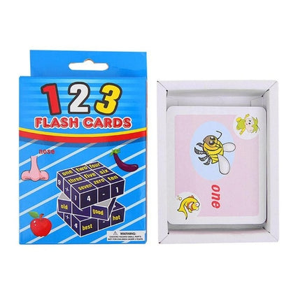 Kid English Word Fruit Vegetable Animal Leaning Card Early Education Cards