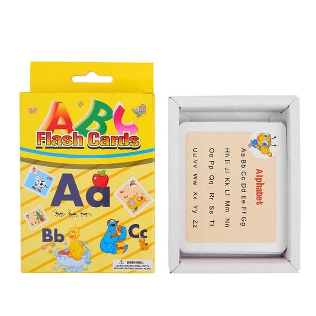 Kid English Word Fruit Vegetable Animal Leaning Card Early Education Cards