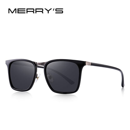 MERRYS DESIGN Men Square Polarized Sunglasses For Driving Outdoor Sports Ultra-light Series UV400 Protection S8131