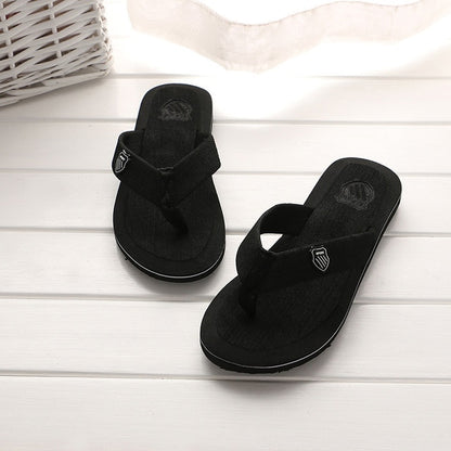 KESMALL New Arrival Summer Men Flip Flops High Quality Beach Sandals Anti-slip Zapatos Hombre Casual Shoes Wholesale A10