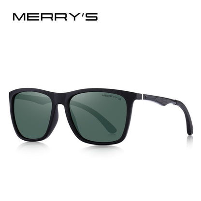 MERRYS DESIGN Men HD Polarized Sunglasses Sports Fishing Eyewear Aluminum Alloy Legs UV400 Protection S8186