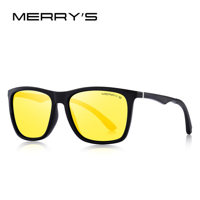MERRYS DESIGN Men HD Polarized Sunglasses Sports Fishing Eyewear Aluminum Alloy Legs UV400 Protection S8186
