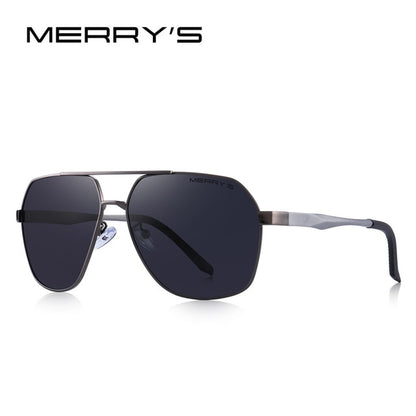 MERRYS DESIGN Men Classic Sunglasses Rectangle Polarized Sun glasses For Men Driving Male Eyewear UV400 Protection S8215