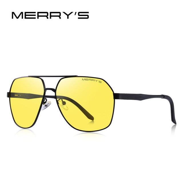 MERRYS DESIGN Men Classic Sunglasses Rectangle Polarized Sun glasses For Men Driving Male Eyewear UV400 Protection S8215