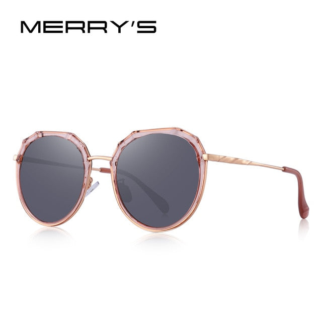 MERRYS DESIGN Women Luxury Brand Oval Polarized Sunglasses Ladies Fashion Trending Pink Sun glasses UV400 Protection S6330