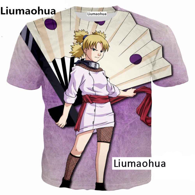 Liumaohua brand Divertente colazione full 3D tshirt stampa hamburger patatine pollo pepite divertenti design estate t-shirt