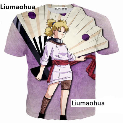 Liumaohua brand Divertente colazione full 3D tshirt stampa hamburger patatine pollo pepite divertenti design estate t-shirt