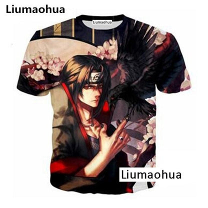 Liumaohua brand Divertente colazione full 3D tshirt stampa hamburger patatine pollo pepite divertenti design estate t-shirt